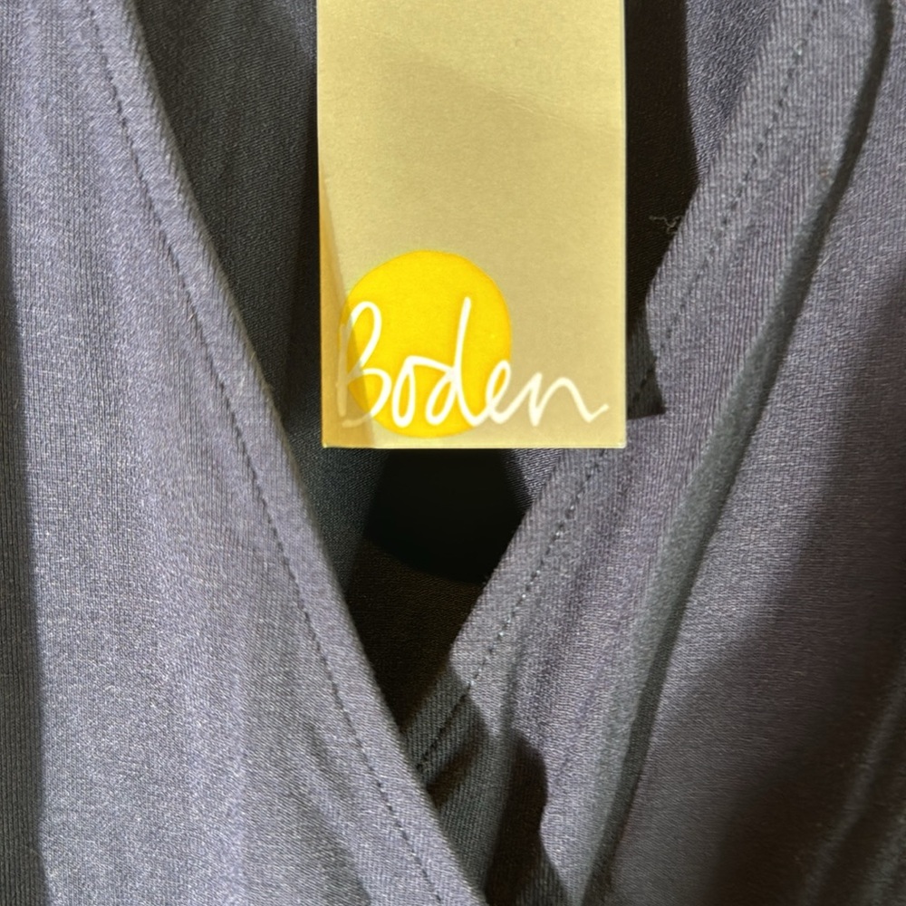 Boden‎ Blue Wrap Ruched Blouse - Picture 6 of 7